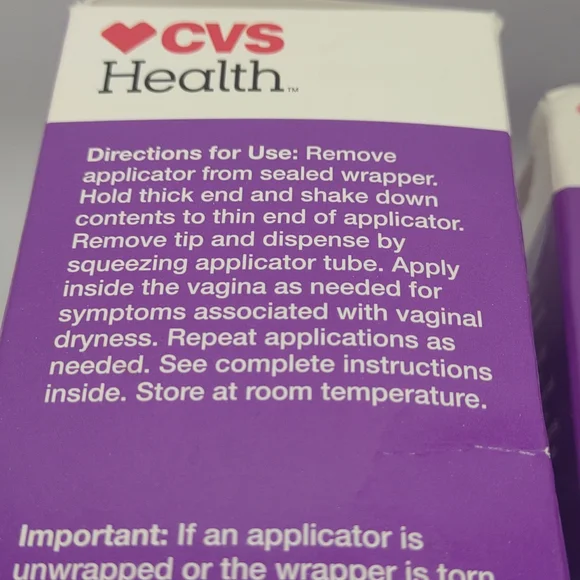 Feminine vaginal moisturizer CVS long lasting Big Lot 32 applications 2024 - Picture 6 of 7